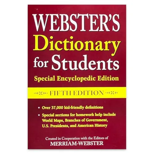Webster's Dictionary for Students: Special Encyclopedia Edition: Fifth Edition